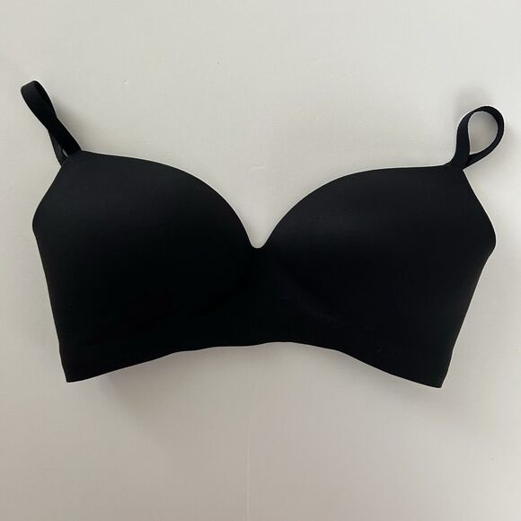 SOMA Womens Size 36C Enbliss Wireless Bra Contour Cups Padded Soft Stretch Black - Picture 1 of 6